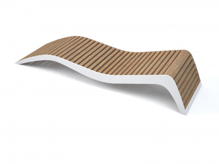 шезлонг из стали 
